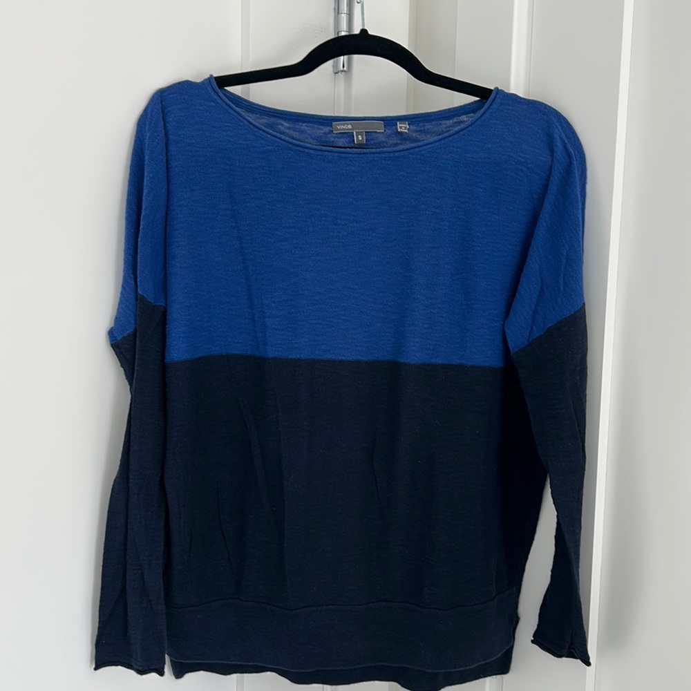 Vince two-tone lightweight sweater size S